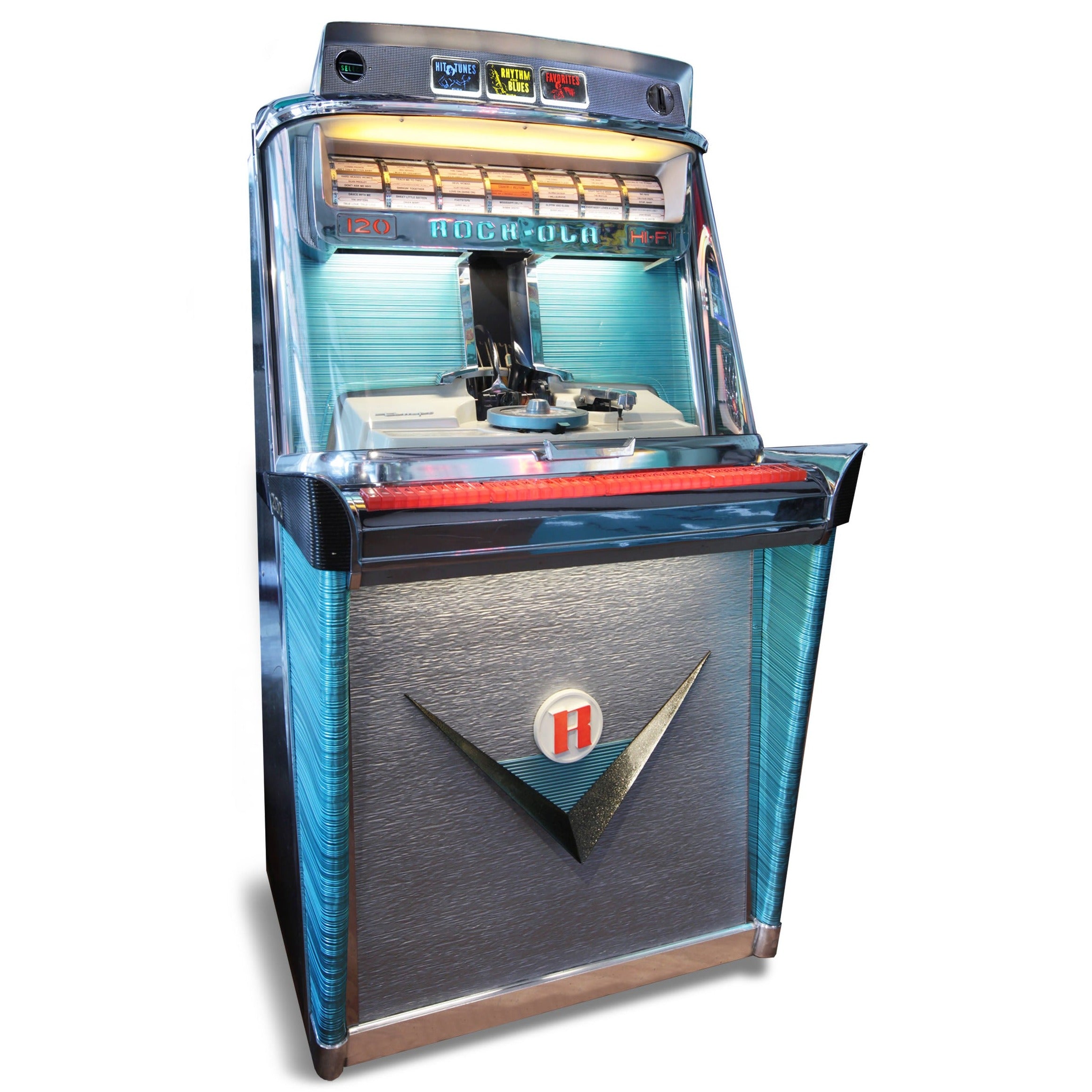 1959 Rock-Ola Tempo I 120 selection model 1468 vinyl jukebox